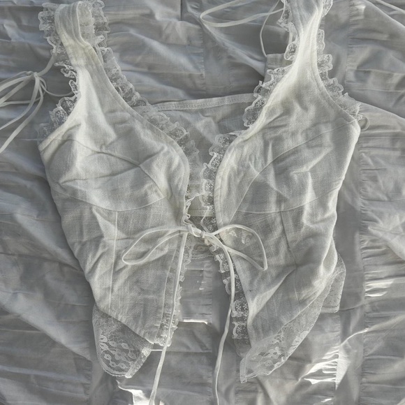 Lace white top - Picture 4 of 5